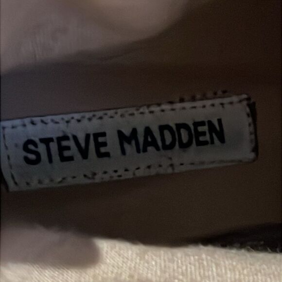 Steve Madden Tan Distressed Westonn Leather Booties Size 39 - Picture 14 of 14